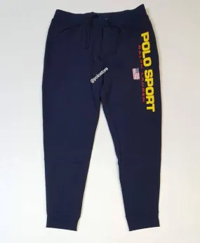 Nwt Polo Sport Navy Blue Spellout Joggers