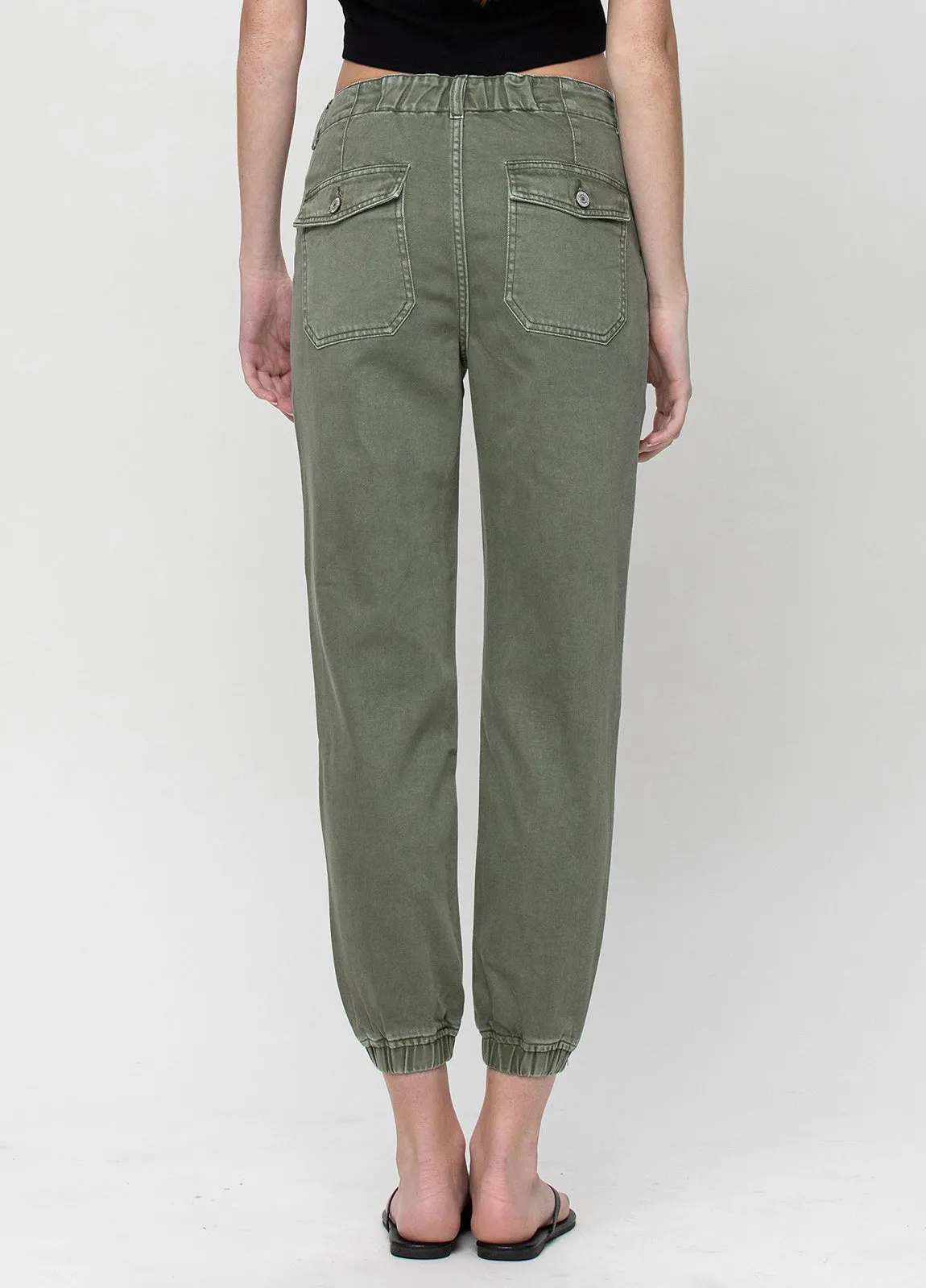 Olive Slim Joggers