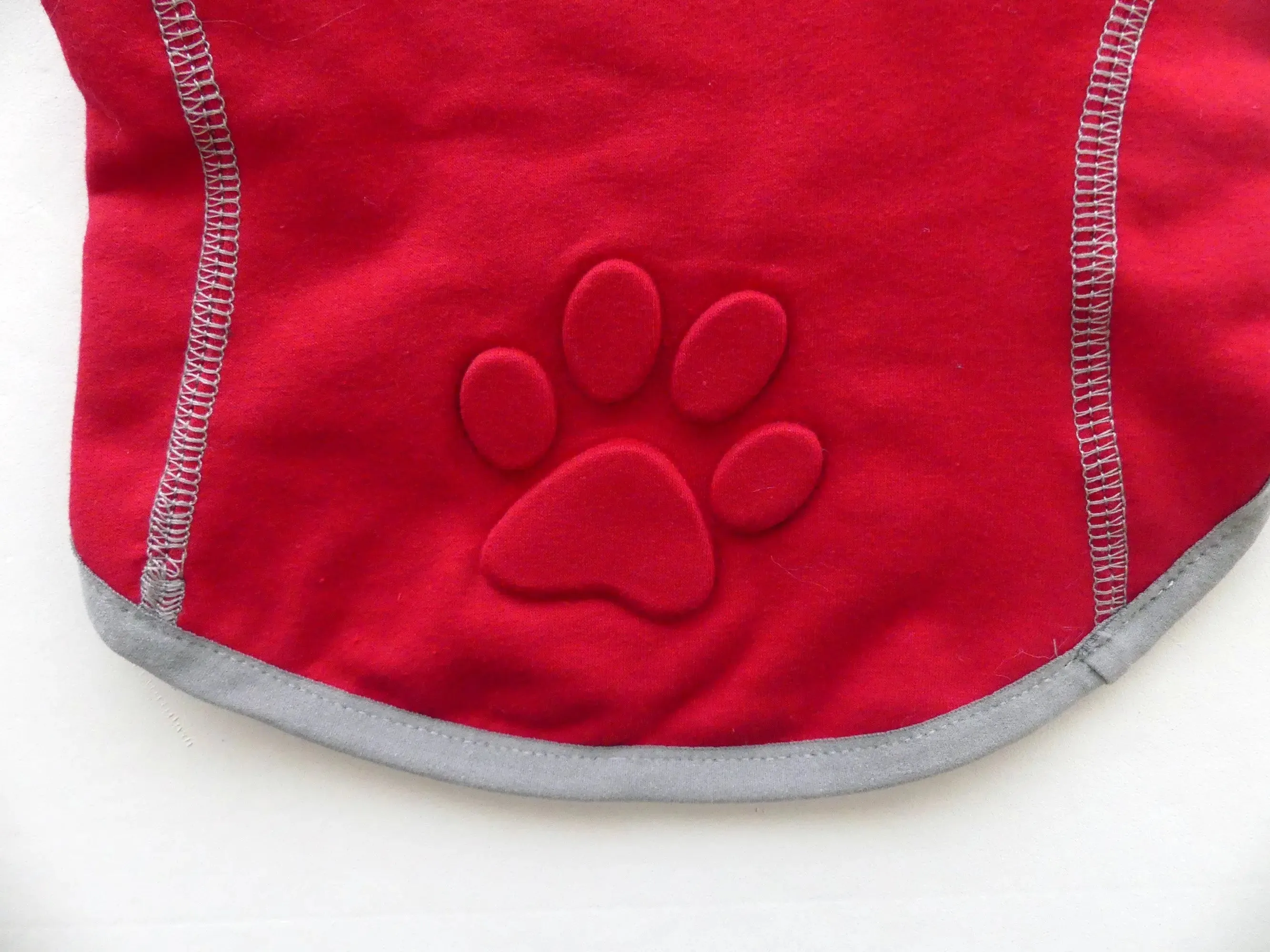 Paw Embossed T-Shirt Cotton French Terry 4 LBS - 50 LBS