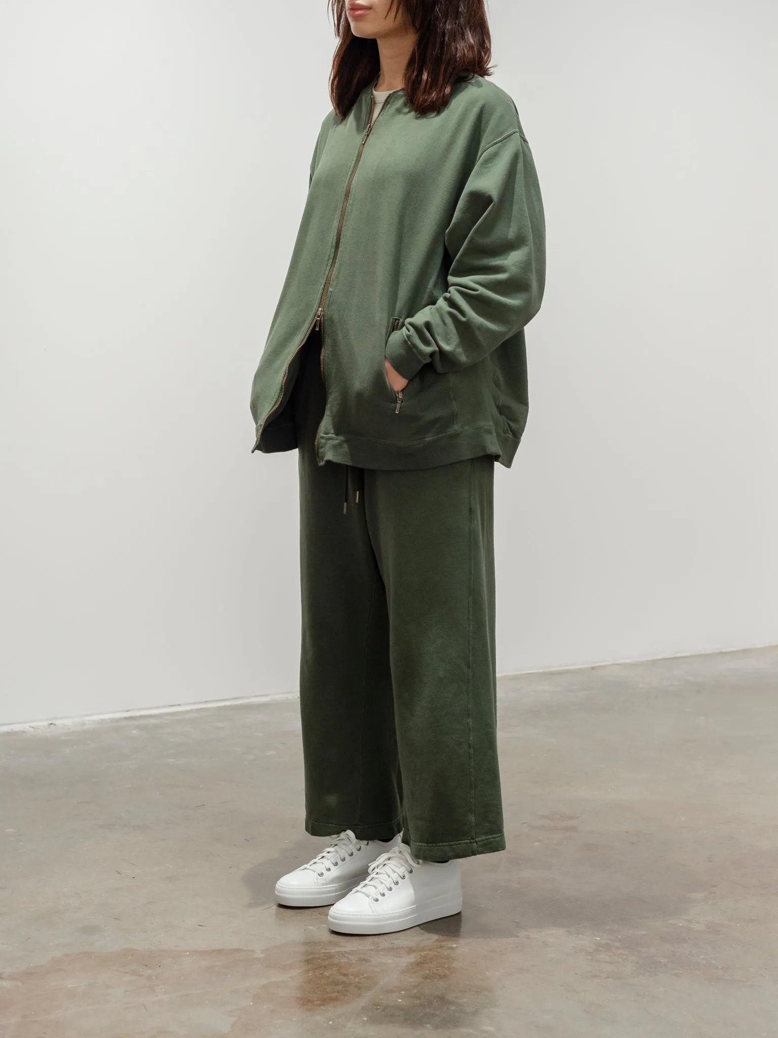 Pigment French Terry Pants - Green