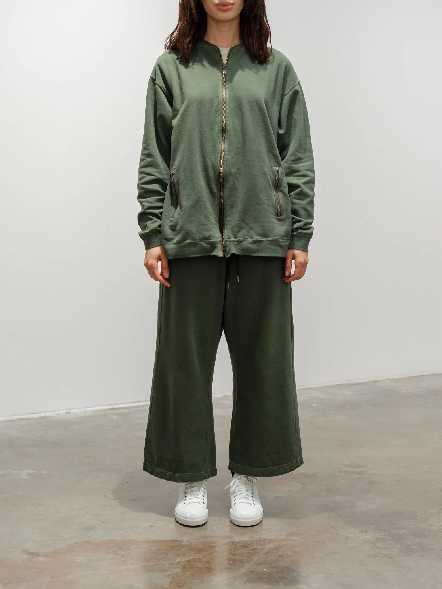 Pigment French Terry Pants - Green