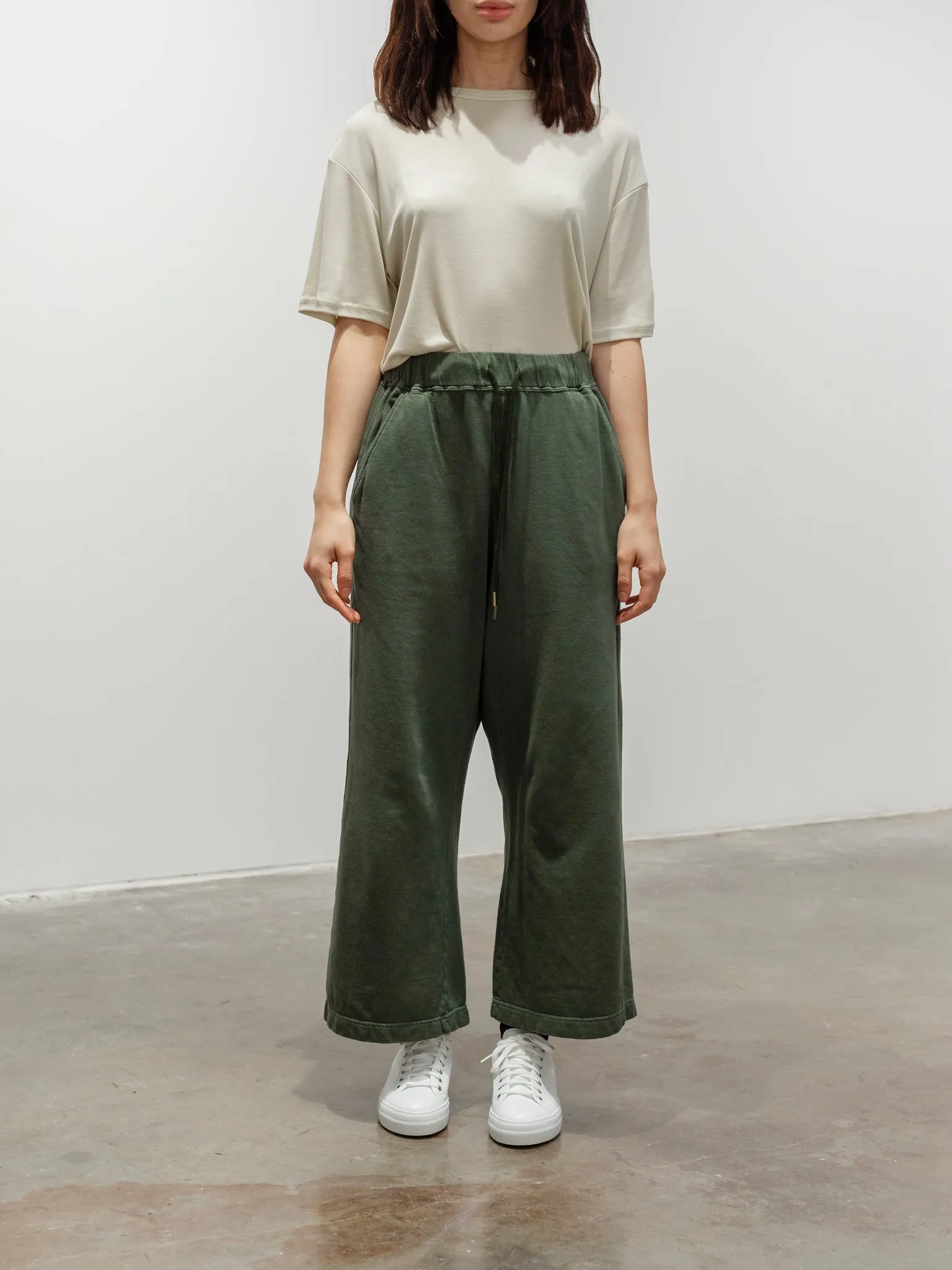 Pigment French Terry Pants - Green