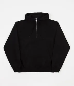 Polar Half Zip Hoodie - Black