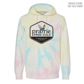 Prairie Pride Guild Light Logo Unisex Tie Dye Hoodie (PPGT004-PRM4500TD)