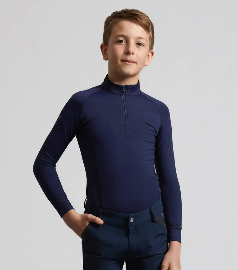 Premier Equine Junior Ombretta Technical Riding Top (girls and boys)