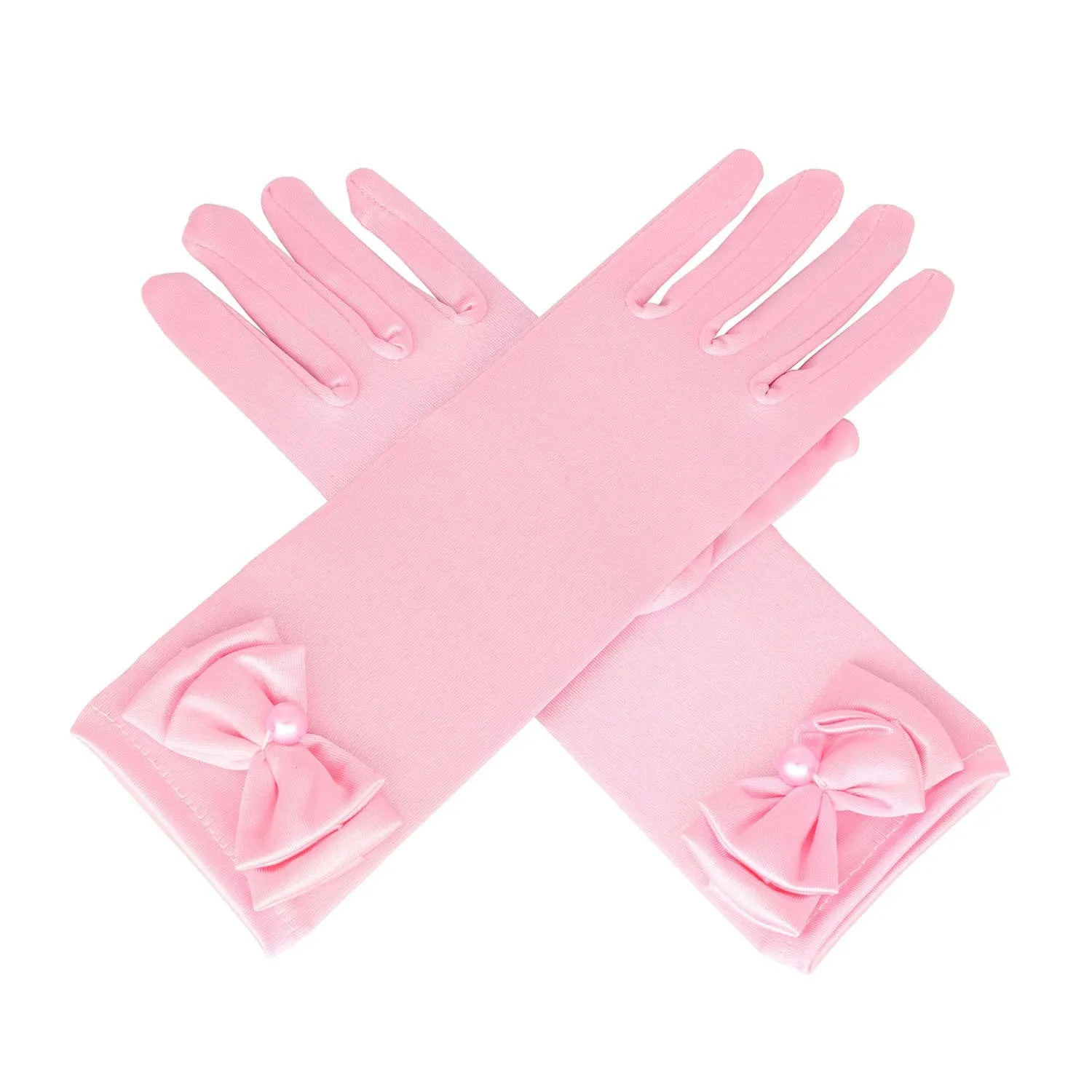 Princess Pink Dress up Accessories Set for Girls with Gloves