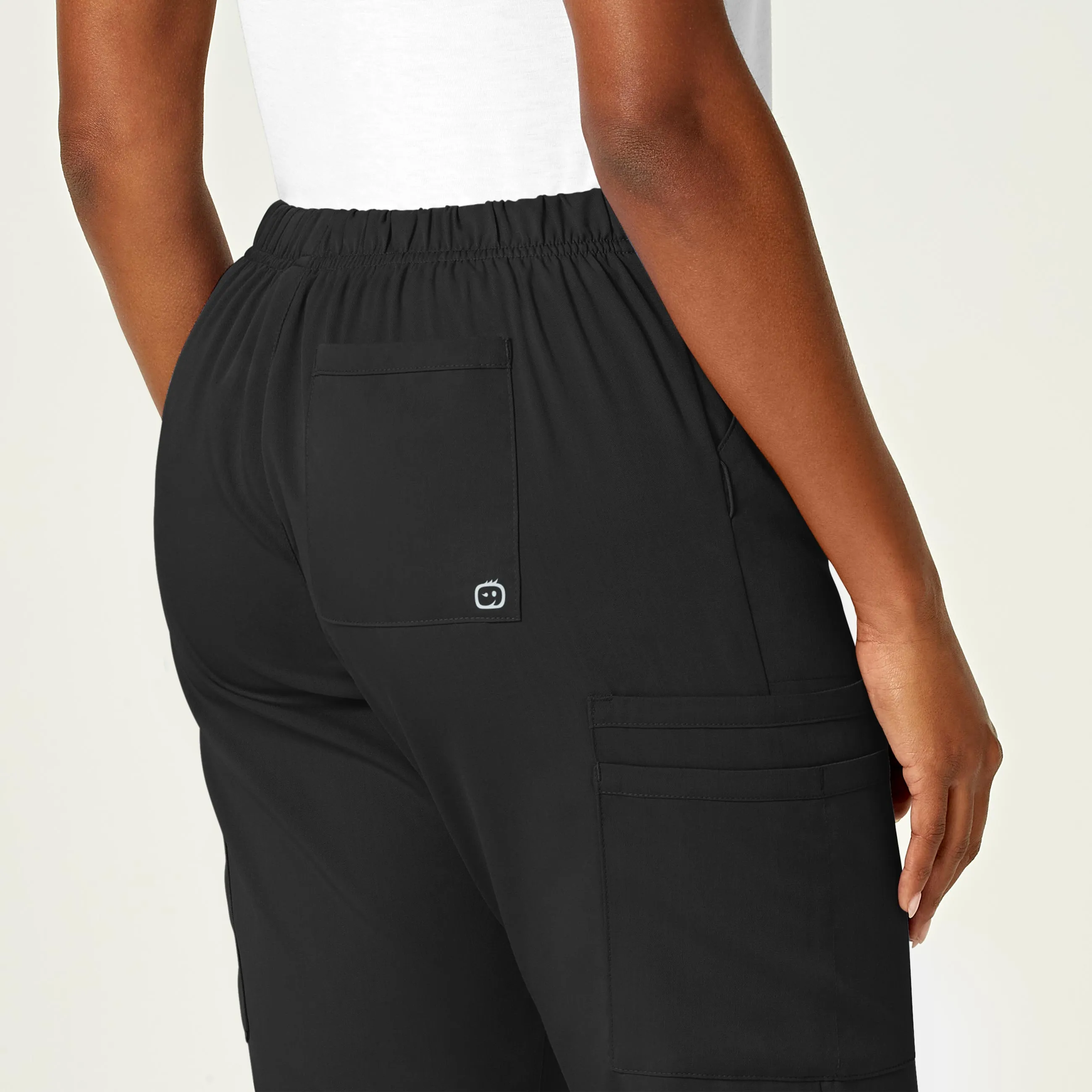 PRO Women's Moderate Flare Leg Scrub Pant - Black