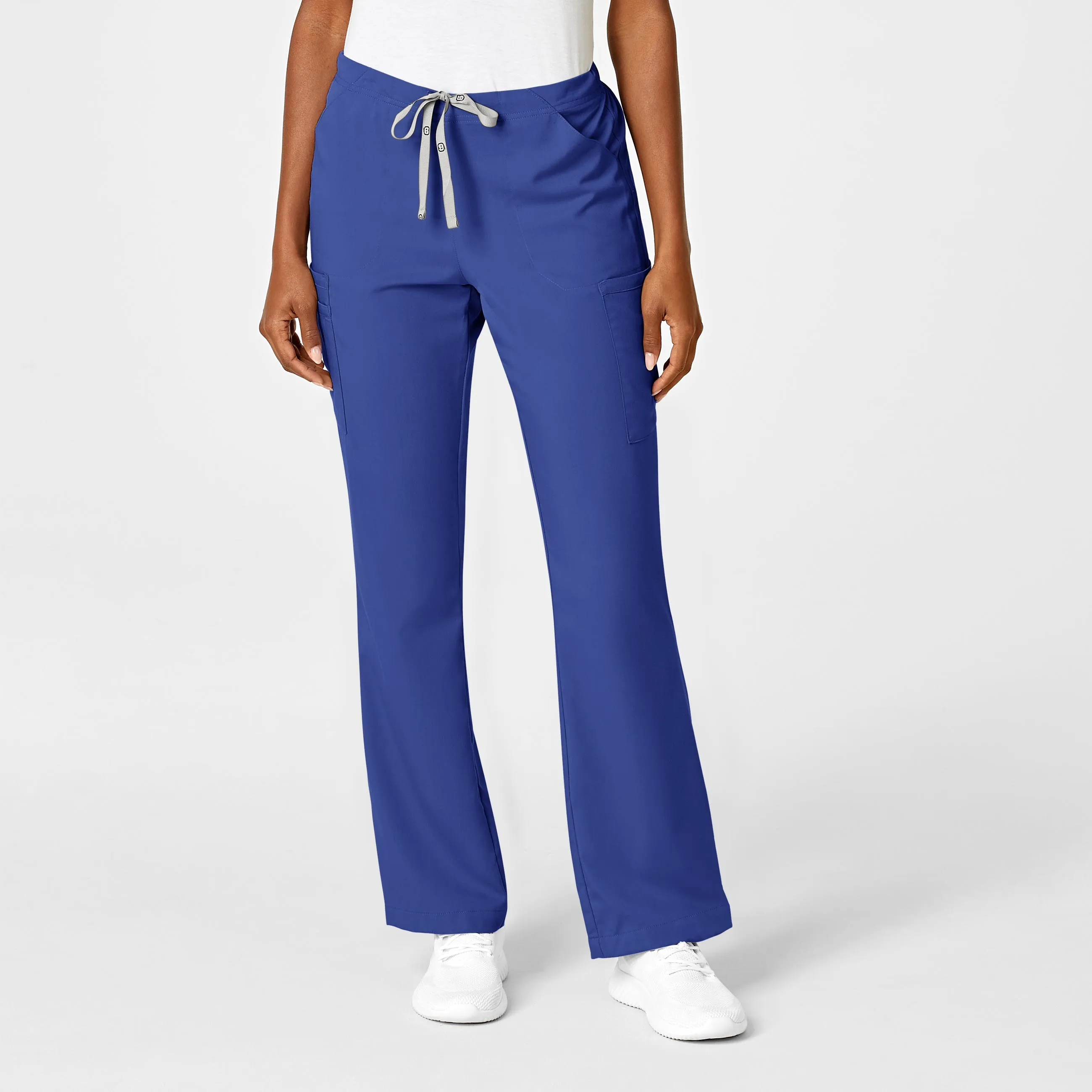 PRO Women's Moderate Flare Leg Scrub Pant - Galaxy Blue