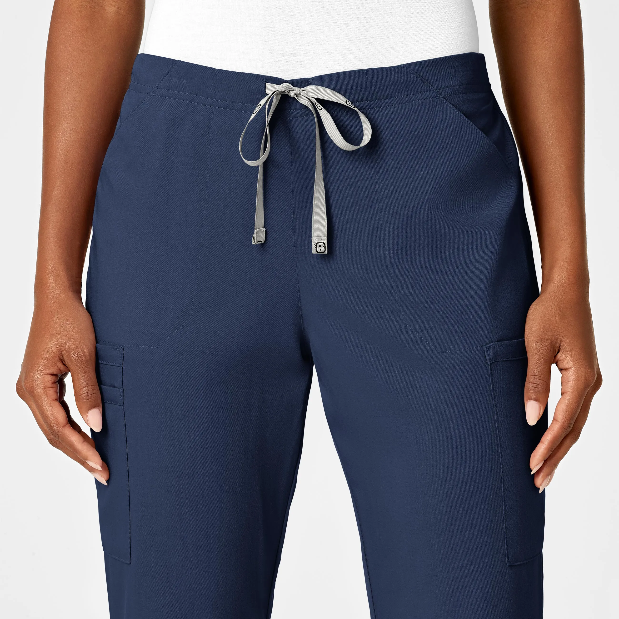 PRO Women's Moderate Flare Leg Scrub Pant - Navy