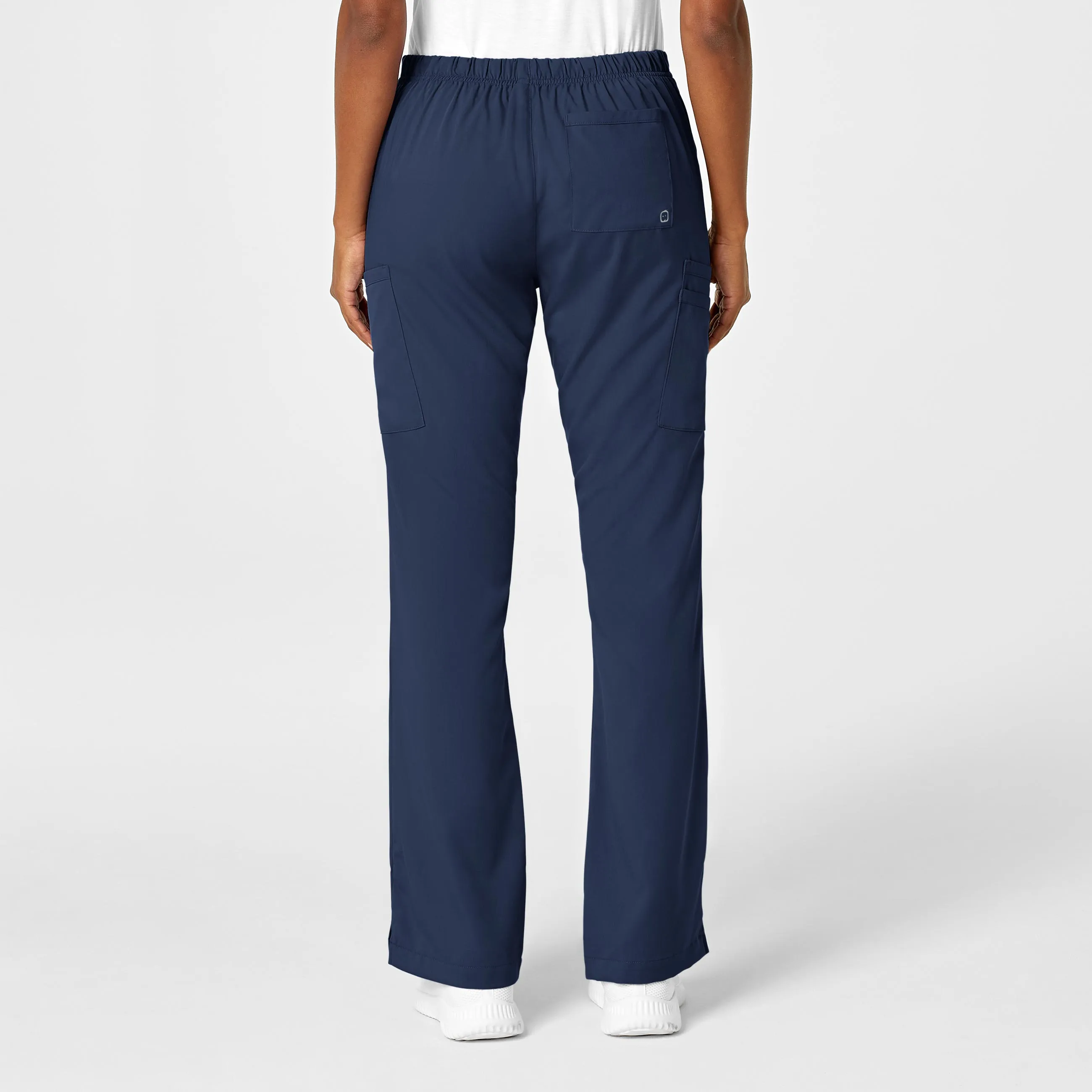 PRO Women's Moderate Flare Leg Scrub Pant - Navy