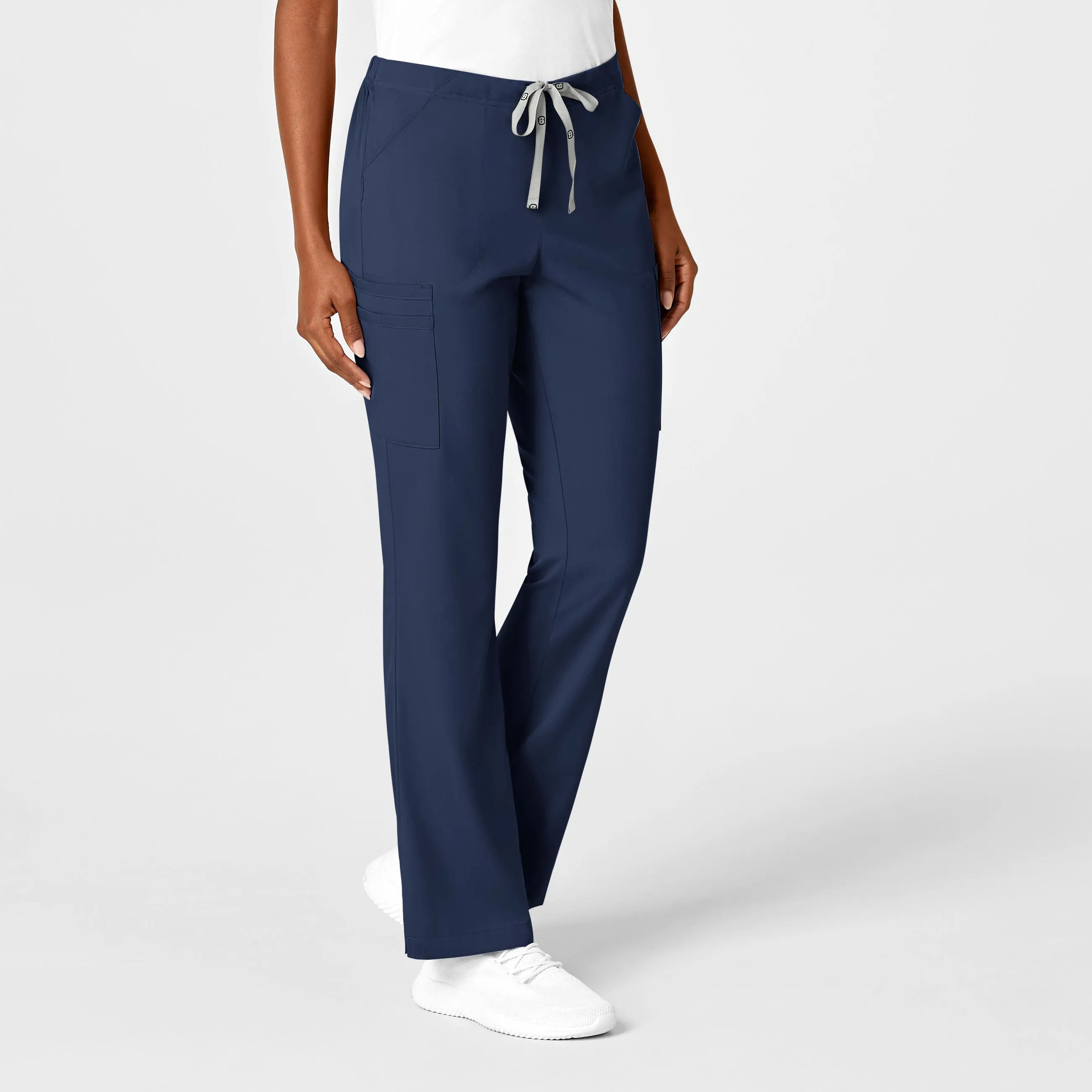 PRO Women's Moderate Flare Leg Scrub Pant - Navy