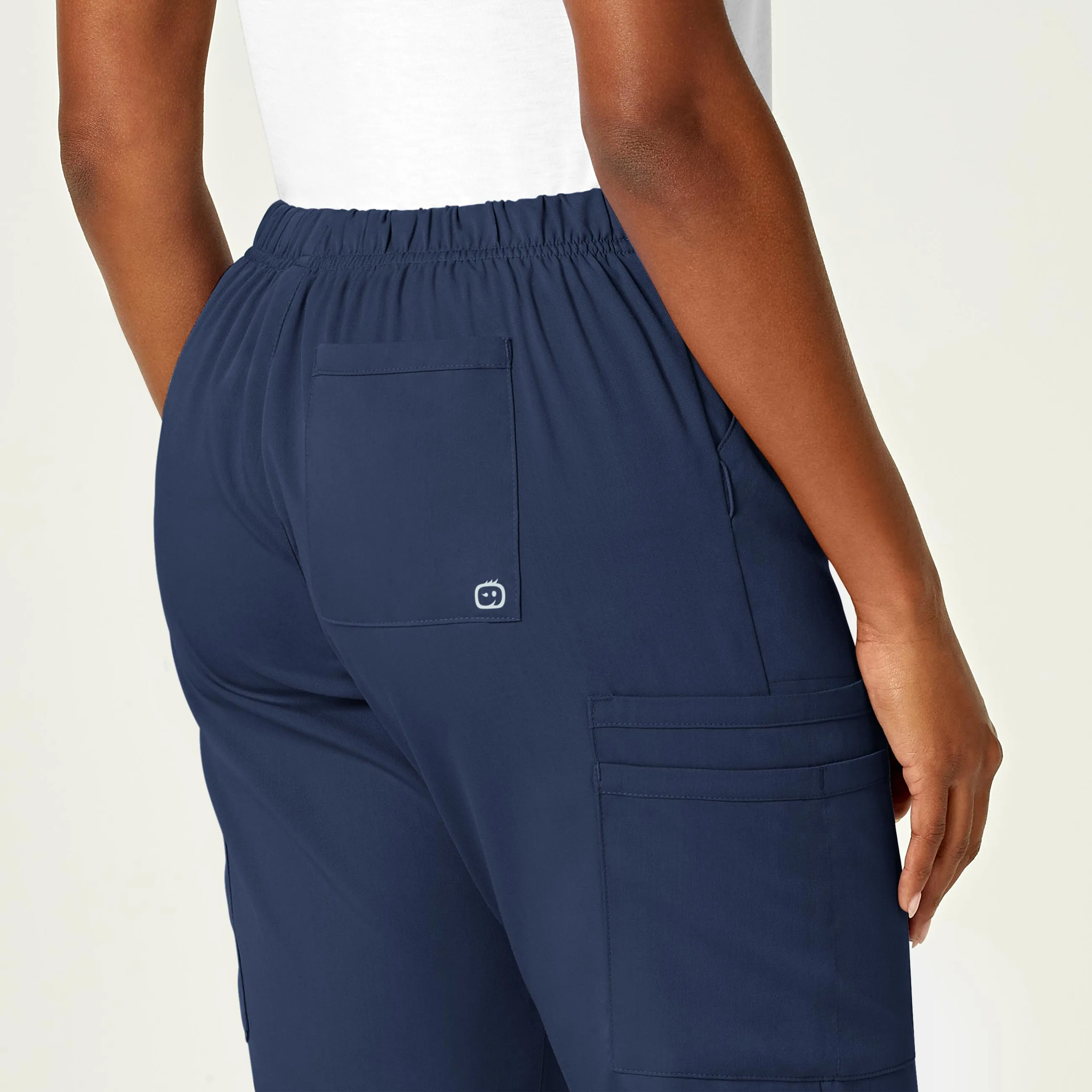 PRO Women's Moderate Flare Leg Scrub Pant - Navy