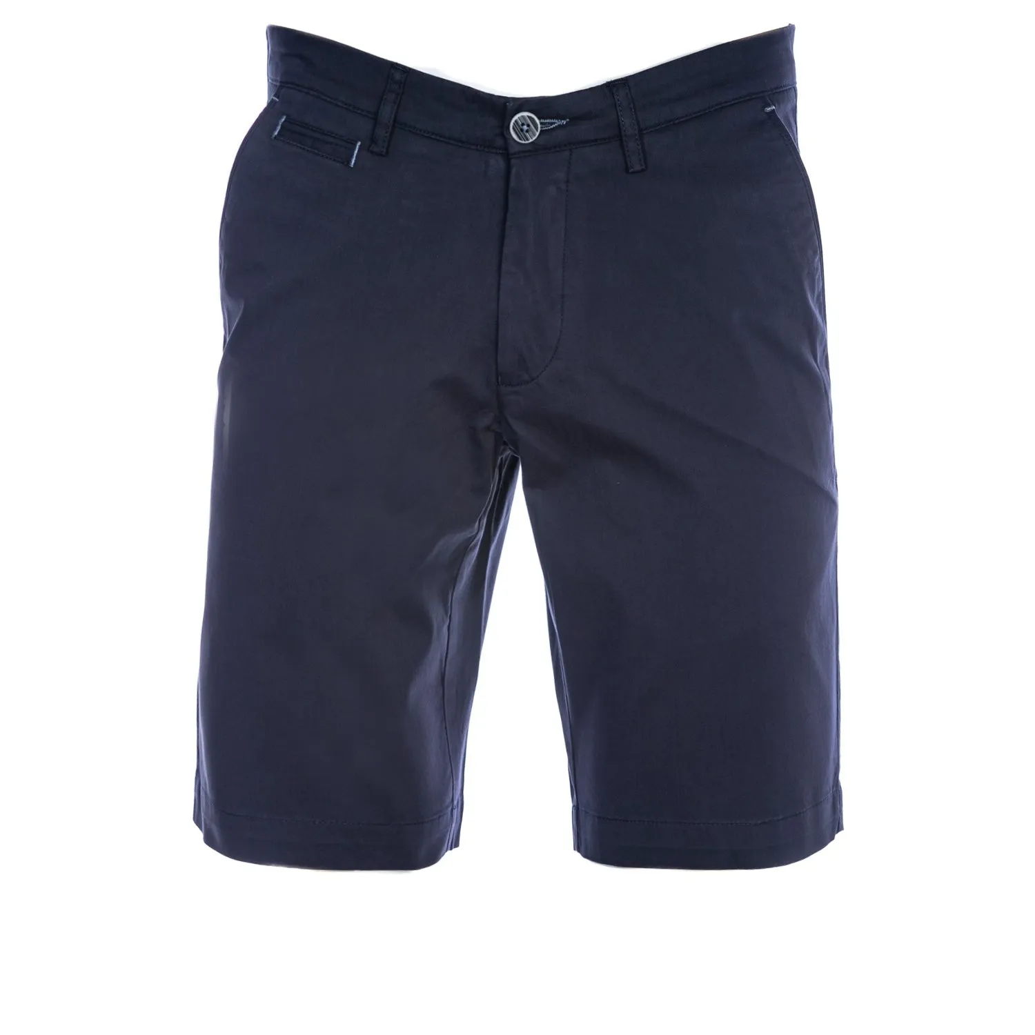 Remus Uomo Cotton Stretch Short in Navy