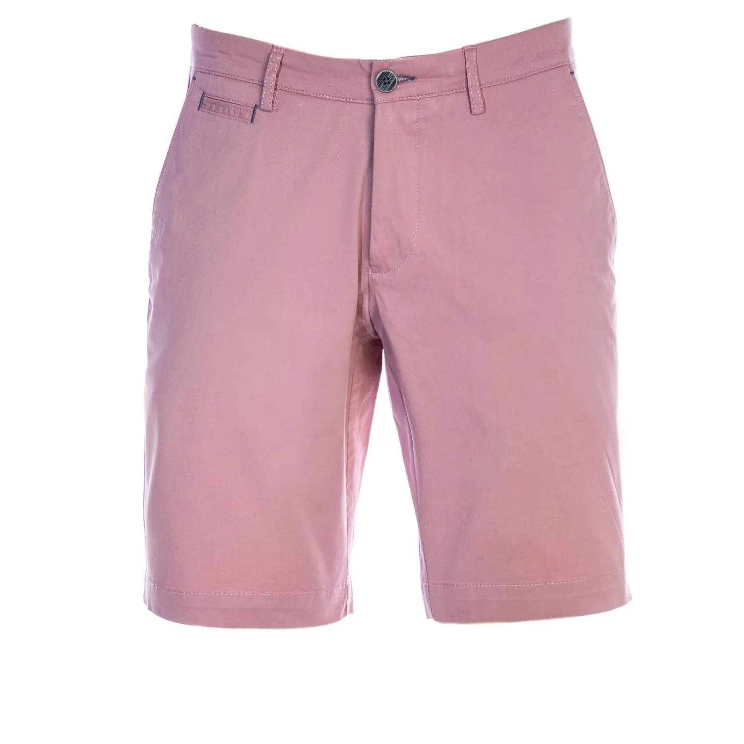 Remus Uomo Cotton Stretch Short in Pink