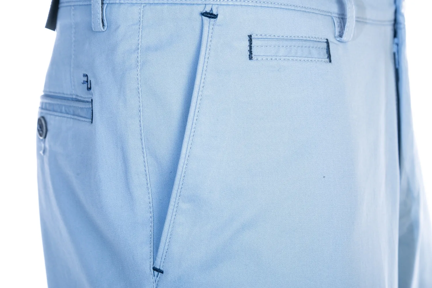 Remus Uomo Cotton Stretch Short in Sky Blue