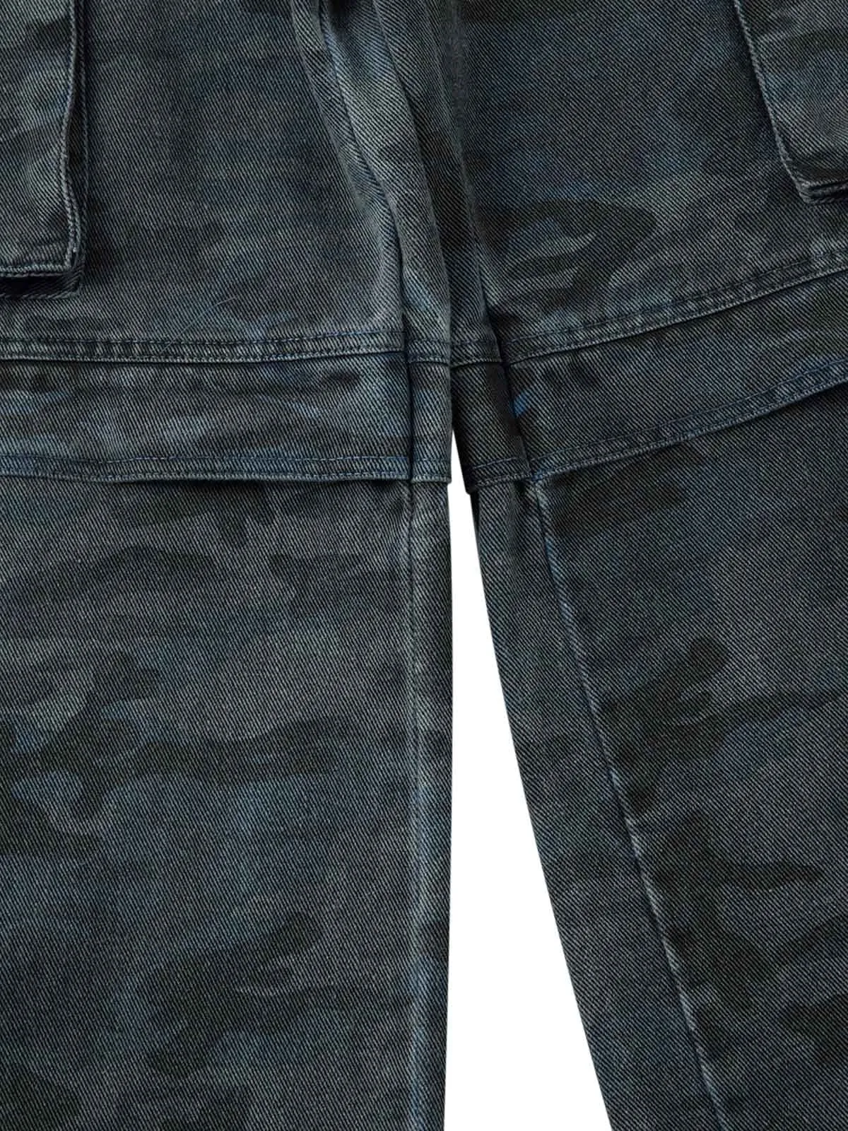 Retro Camouflage Cargo Multi Pocket Cargo Pants - 2291