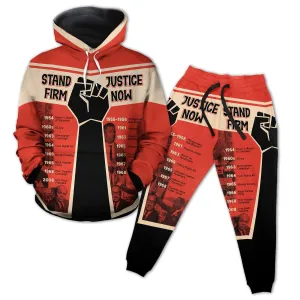 Roots of Resistance All-over Hoodie and Joggers Set