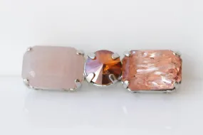 ROSE QUARTZ BROOCH