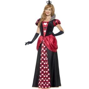 Royal Red Queen Ladies Long Costume