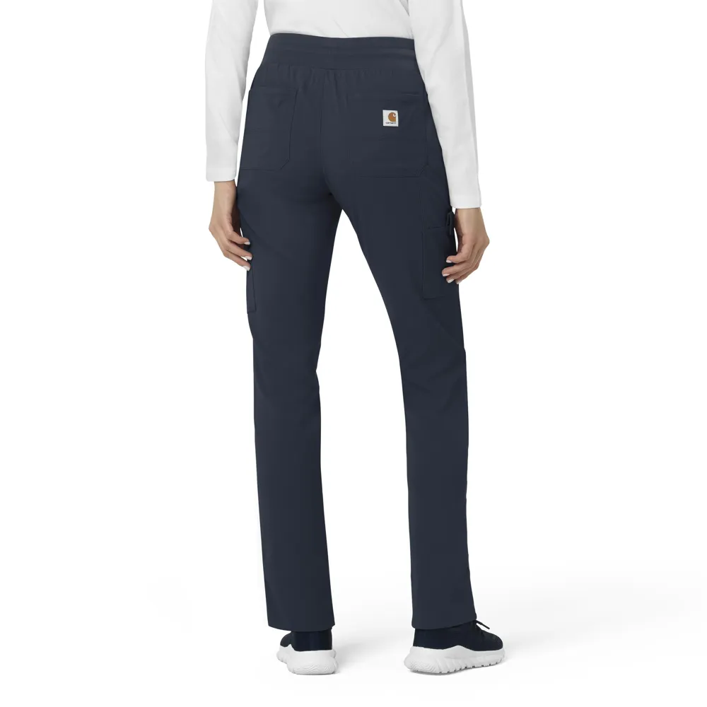 Rugged Flex Peak Women`s Slim Leg Scrub Pant (C52237)