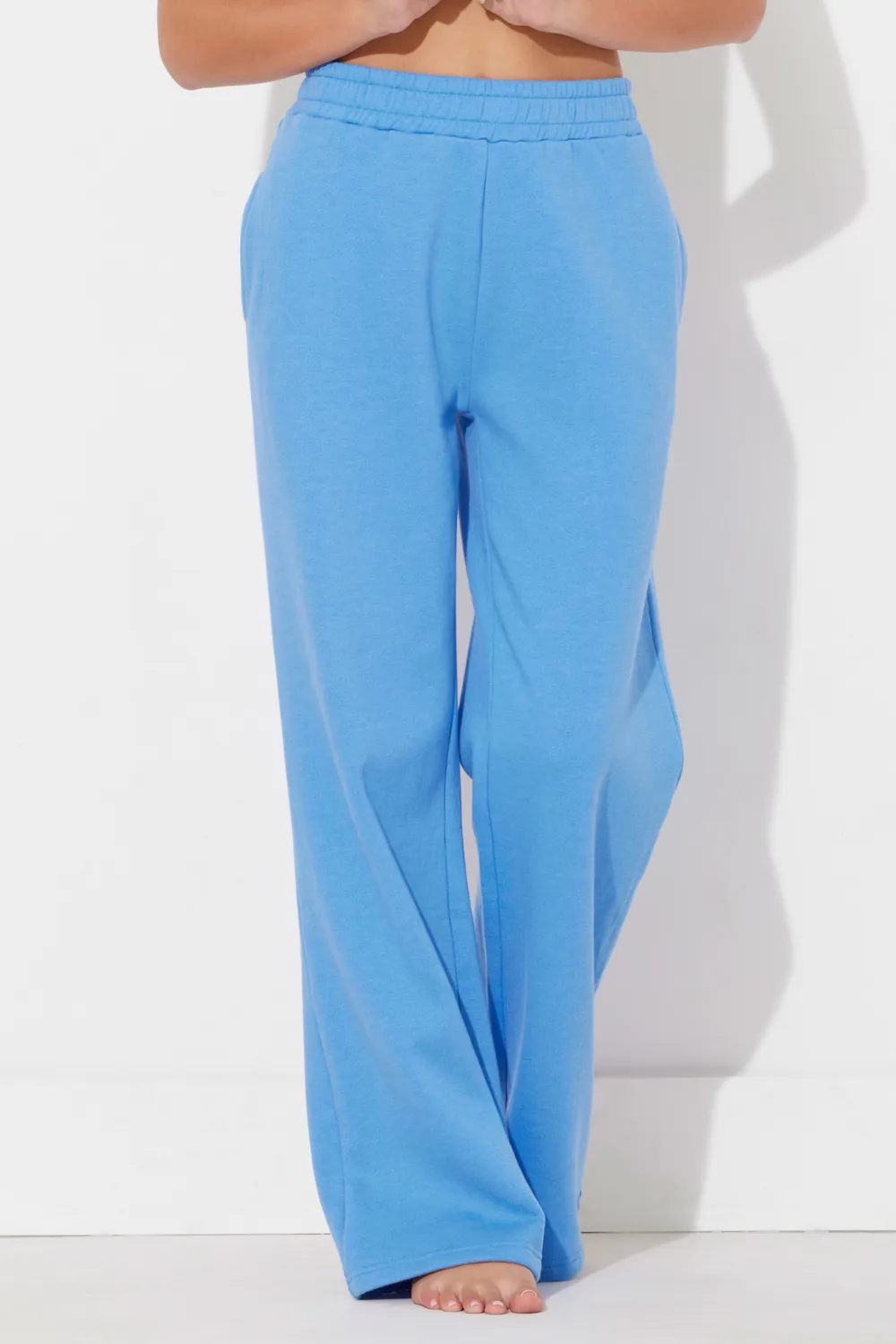 Seabright Blue Surf Wash Wide Leg Pant