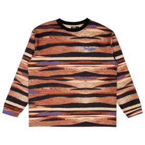 Sexhippies Sublimated Thermal Shirt Tan/Black