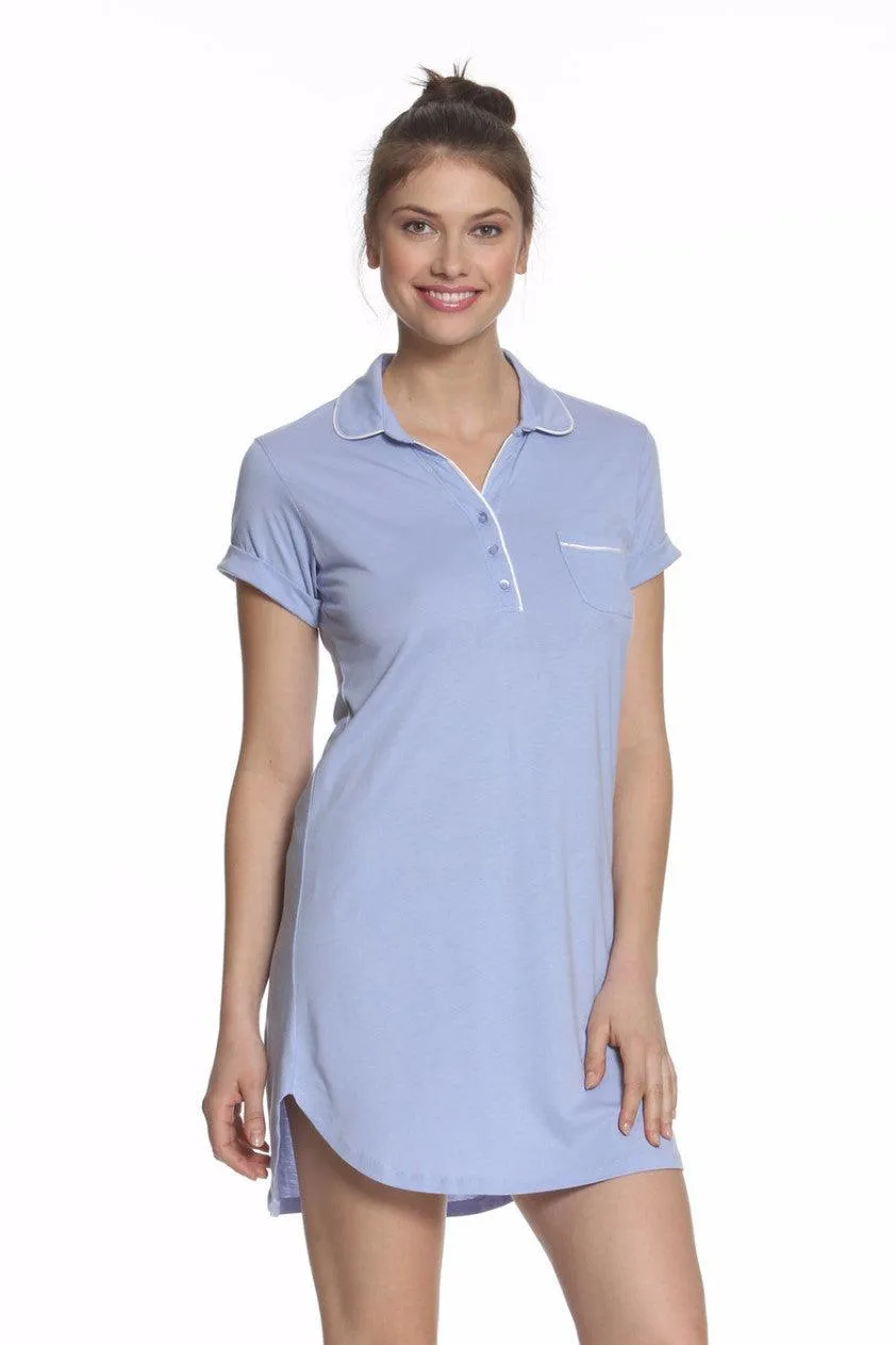 Short Sleeve Pullover Sleepshirt - Clearance Rack