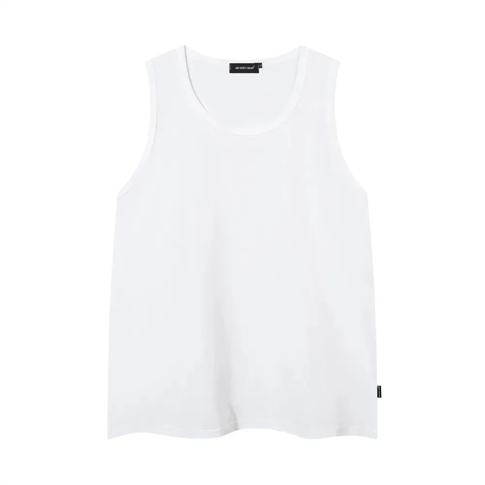 Solid Color Ripped Tank Top - Streetwear Crew Neck Sleeveless Singlets