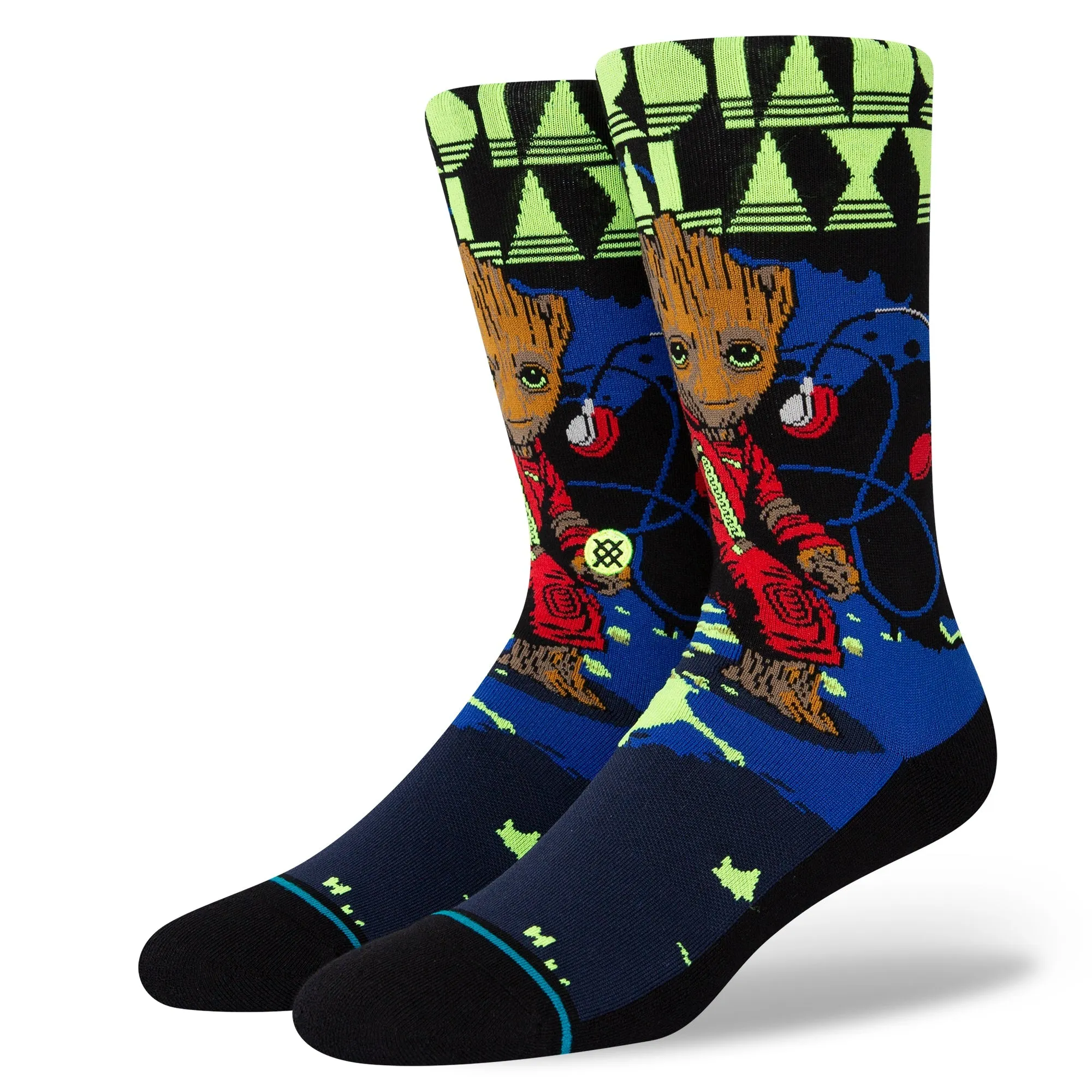 Stance Groot Jams Kids Crew Socks - Black