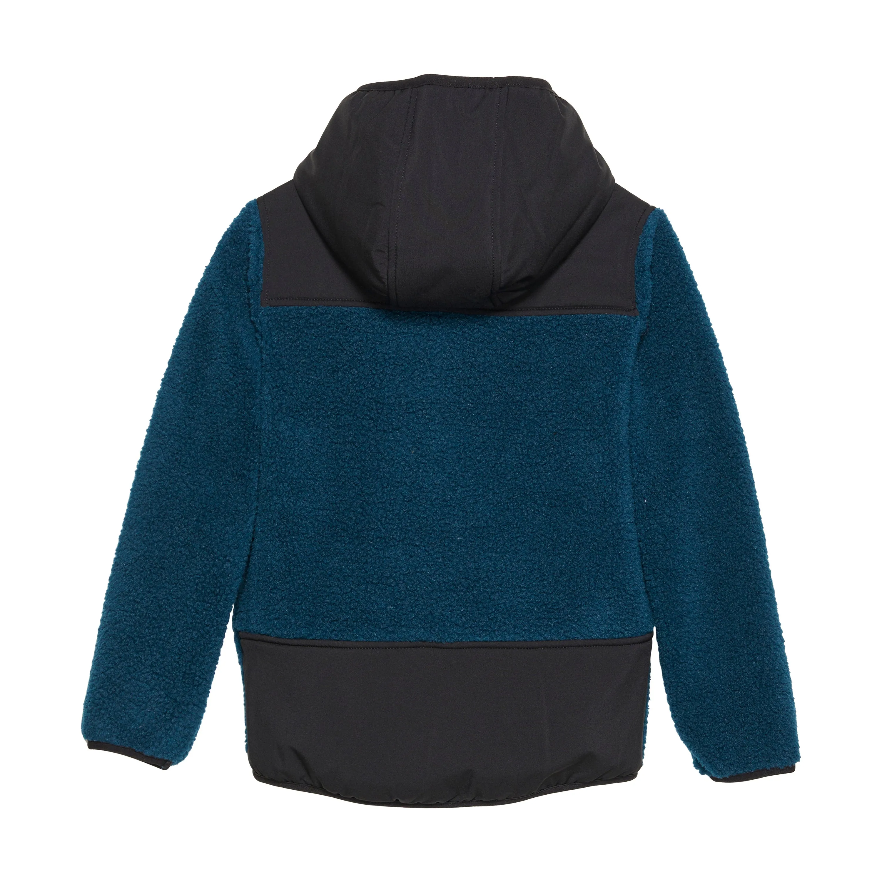 Teddy Fleece Jacket with Hood in Legion Blue