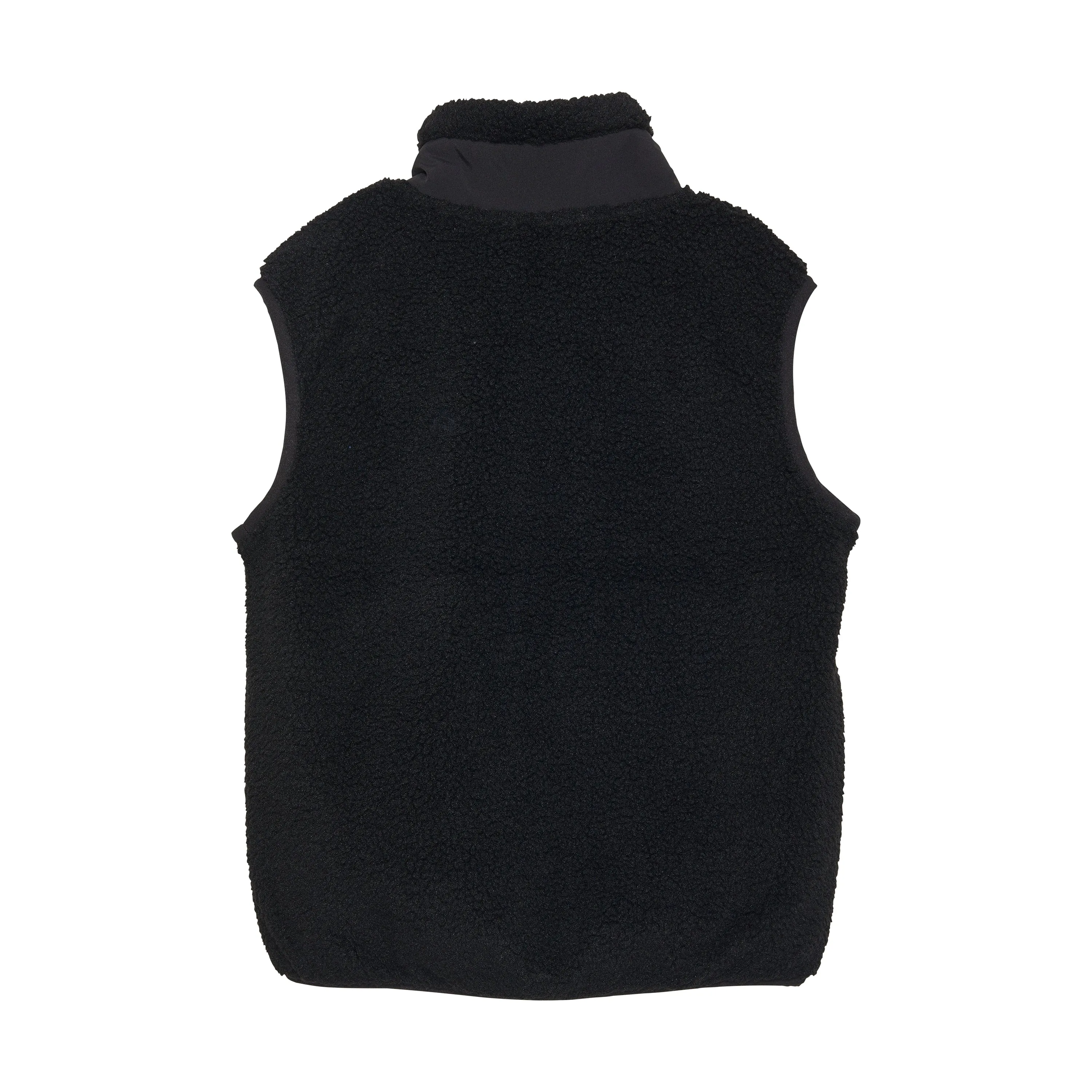 Teddy Fleece Vest in Black