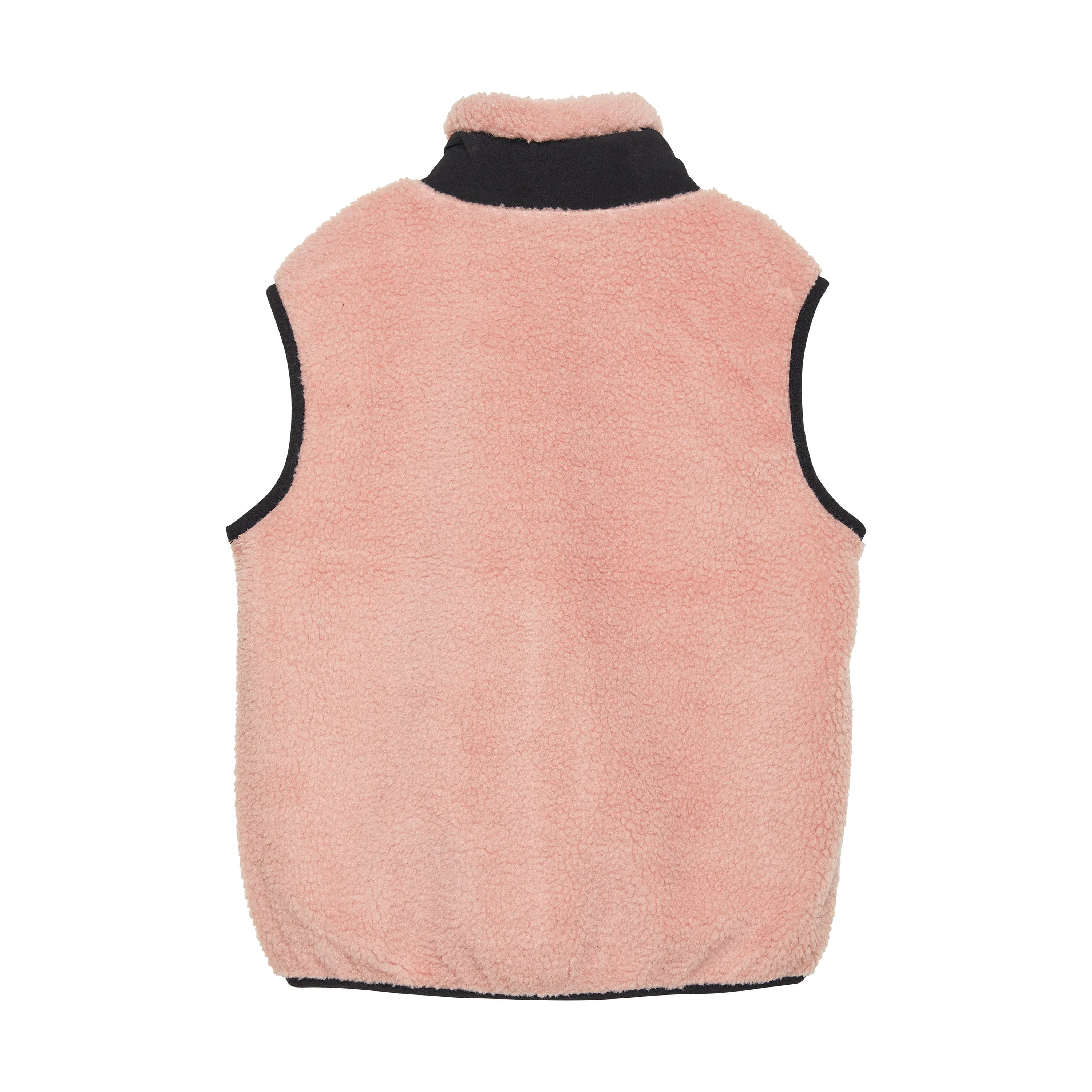 Teddy Fleece Vest in Misty Rose