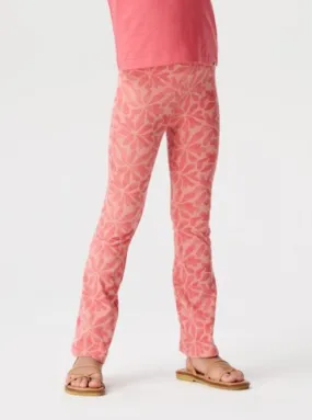 The Ephrata Flared Leggings - Rose - KIDS