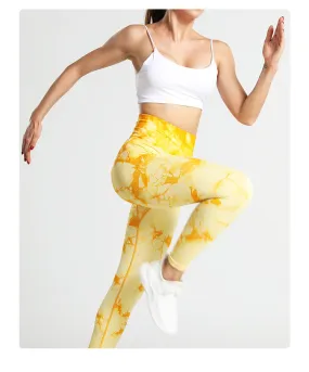 Tie Dye Butt Lift Sweatpants  Yoga Pants For Ladies