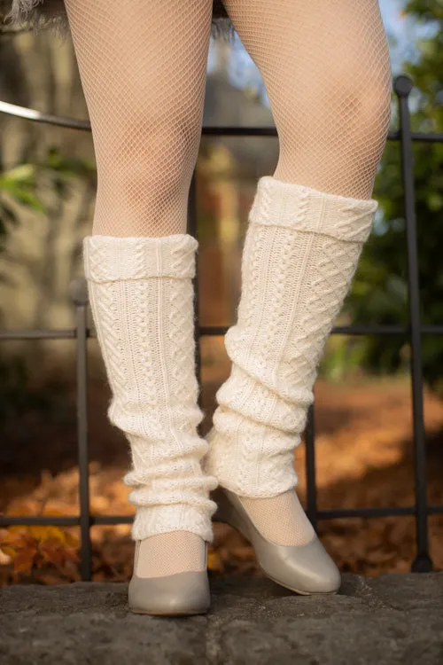 Tulle Cable Leg Warmer