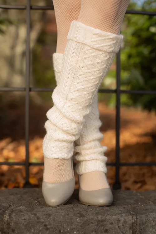 Tulle Cable Leg Warmer