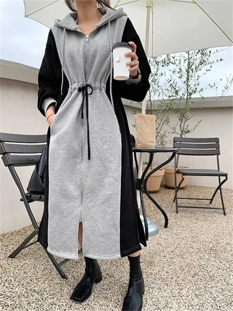 Winter Women'S Dress 2021 Bodycon Sweater Women Dress Long Sleeve  Knitted Dresses Maxi Vintage Oversize Dresses Knitting Fall