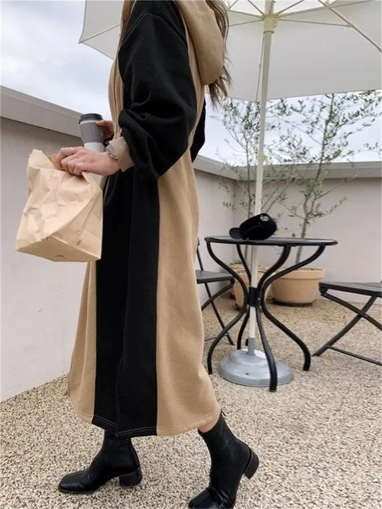 Winter Women'S Dress 2021 Bodycon Sweater Women Dress Long Sleeve  Knitted Dresses Maxi Vintage Oversize Dresses Knitting Fall