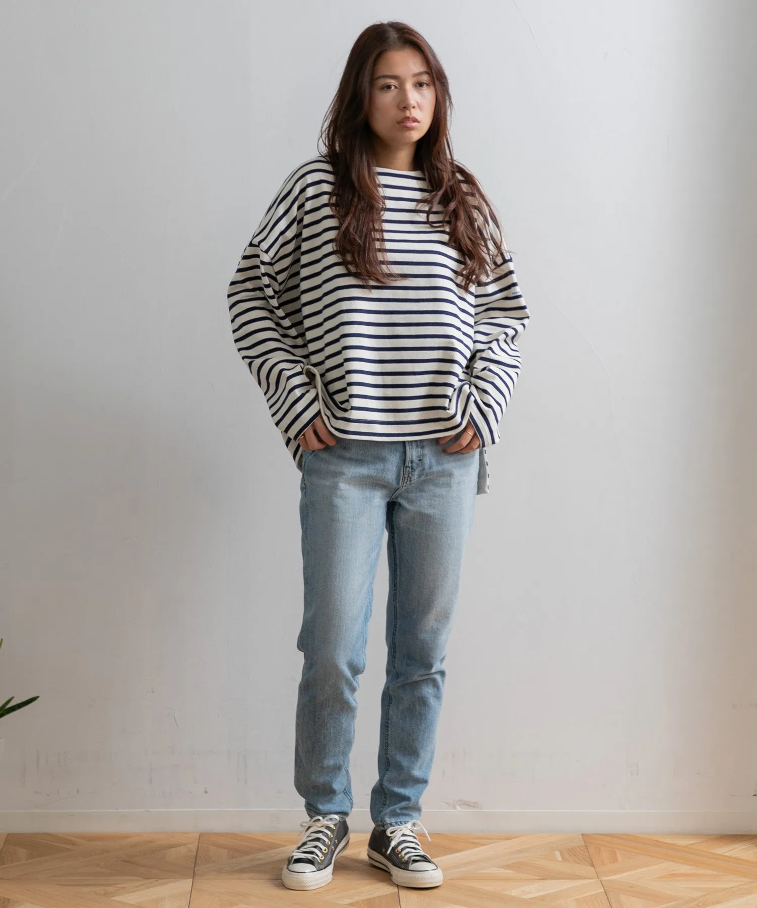 【WOMEN】YANUK ハイウエスト スリムテーパード RUTH TDS Trick Denim