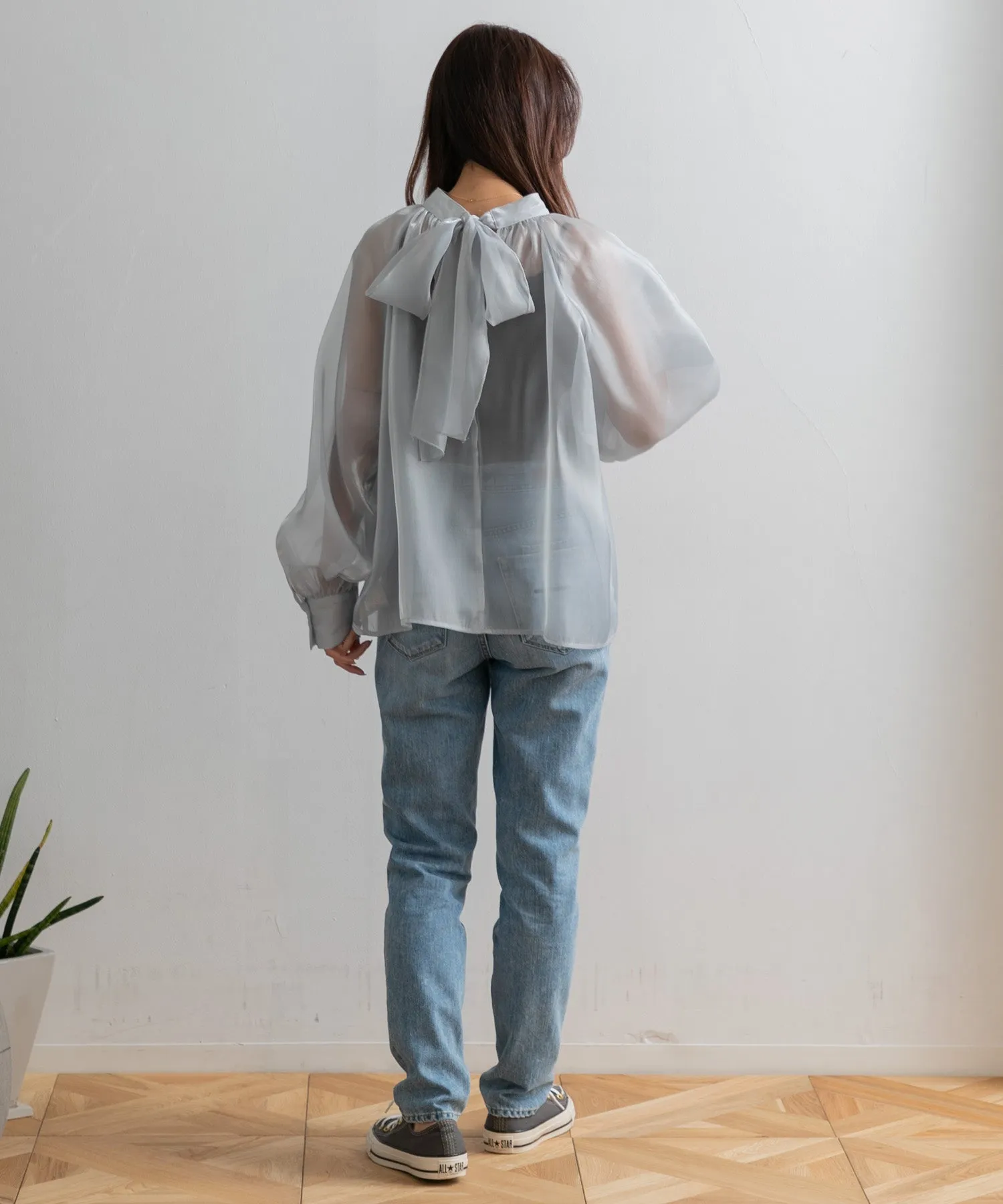 【WOMEN】YANUK ハイウエスト スリムテーパード RUTH TDS Trick Denim