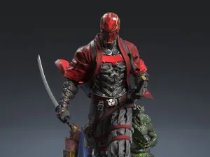 XM Studios DC Premium Collectibles Samurai Series Red Hood 1/4 Scale Limited Edition Statue