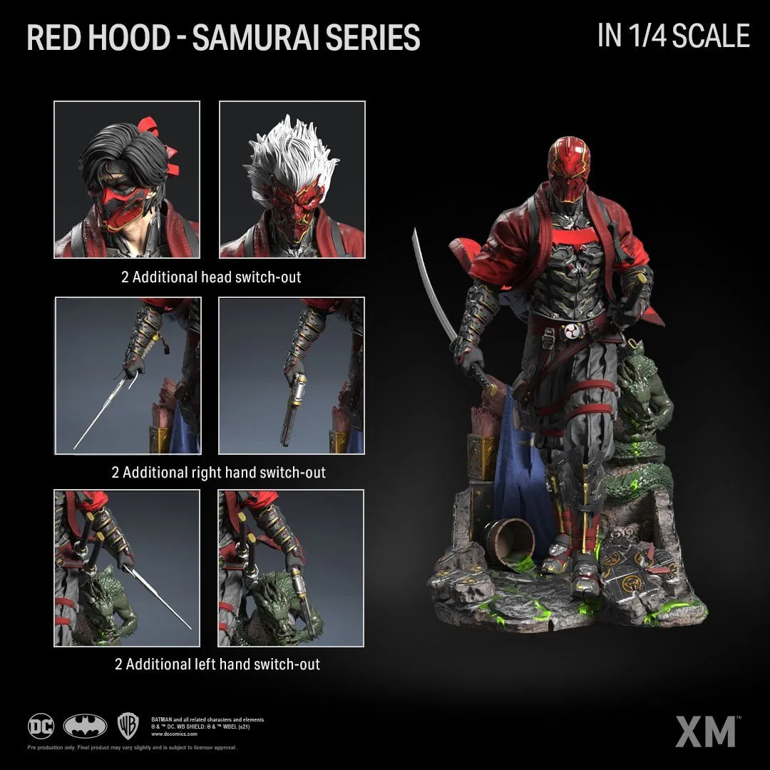 XM Studios DC Premium Collectibles Samurai Series Red Hood 1/4 Scale Limited Edition Statue