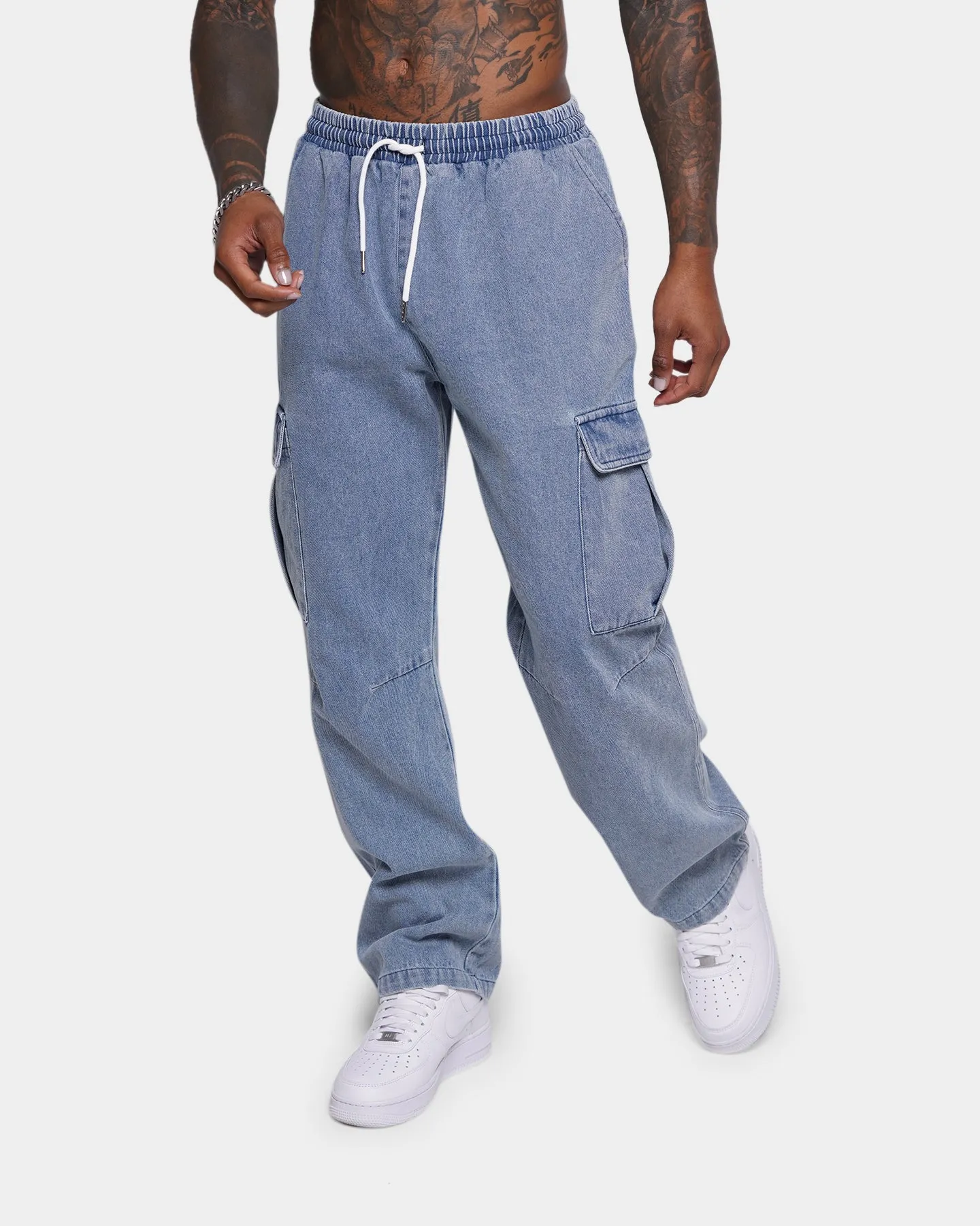 XXIII Sivas Denim Cargo Pants Blue