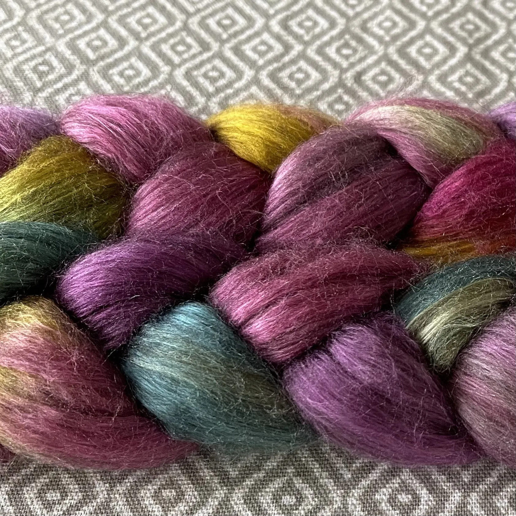 Yak Silk Roving - Arcade