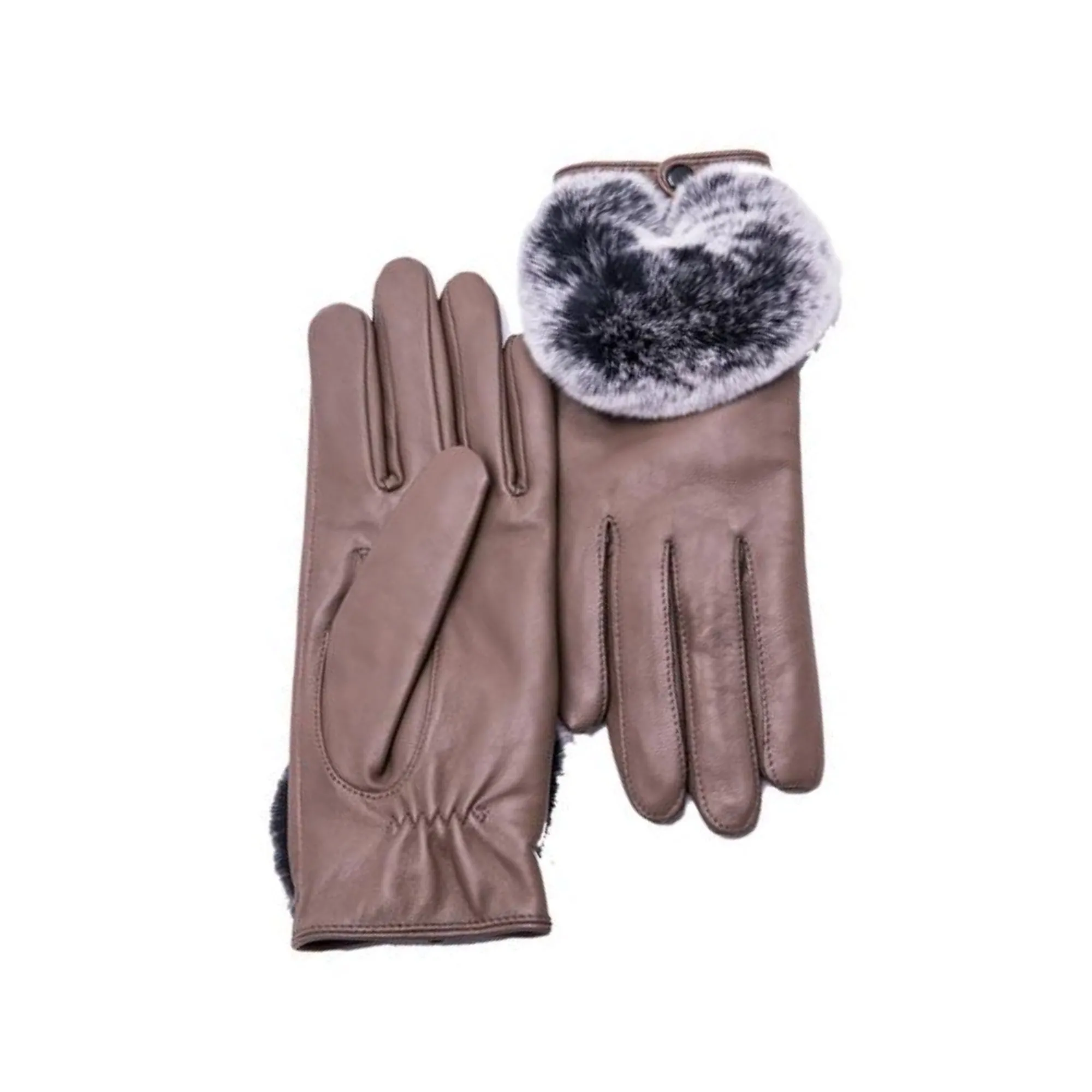 YISEVEN Womens  Touchscreen Sheepskin Leather Gloves